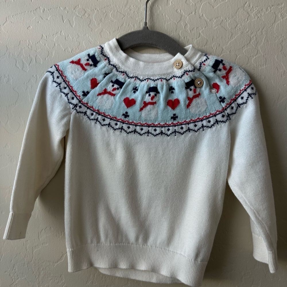 Christmas snowman sweater